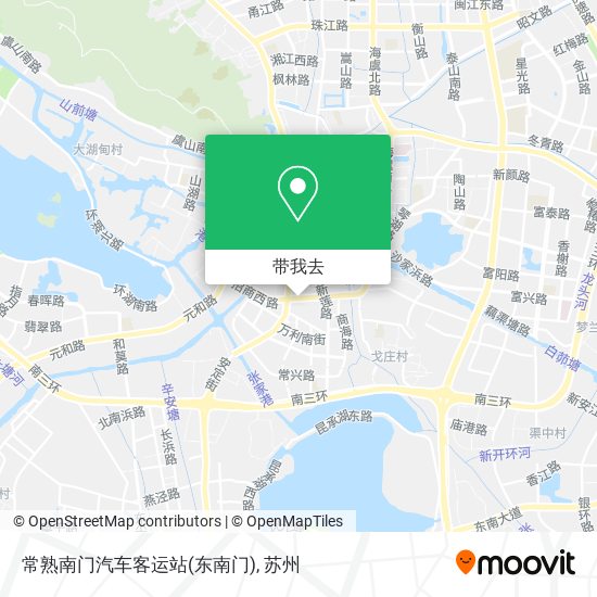常熟南门汽车客运站(东南门)地图