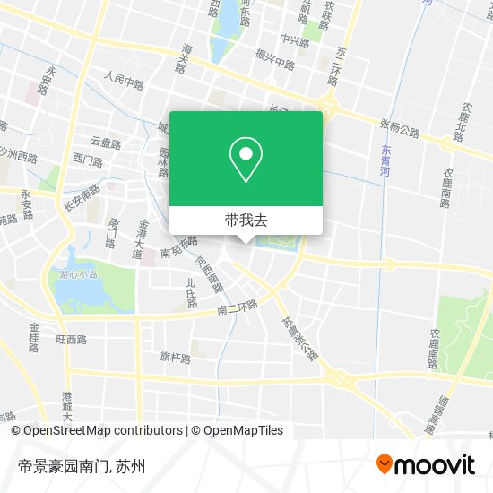 帝景豪园南门地图