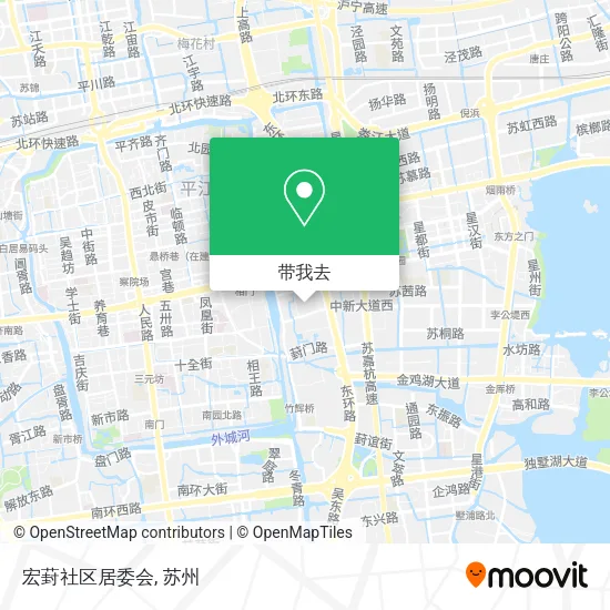 宏葑社区居委会地图