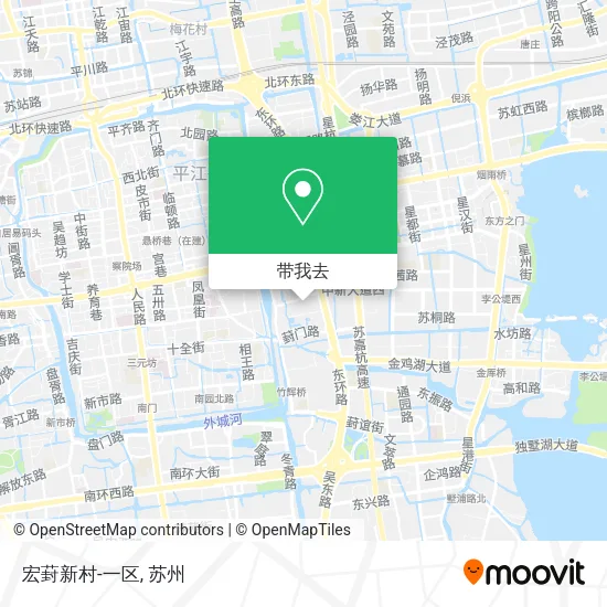 宏葑新村-一区地图