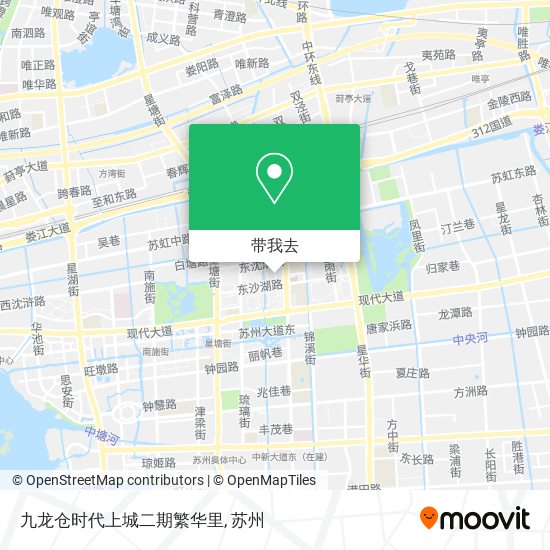 九龙仓时代上城二期繁华里地图