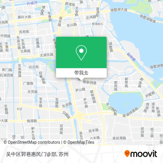 吴中区郭巷惠民门诊部地图