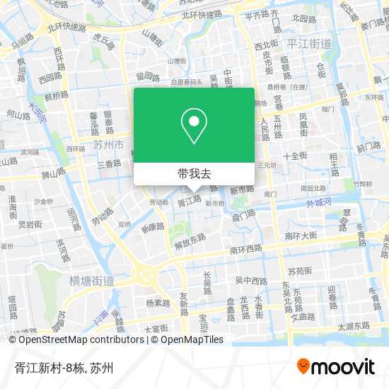 胥江新村-8栋地图
