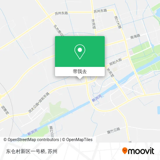 东仓村新区一号桥地图