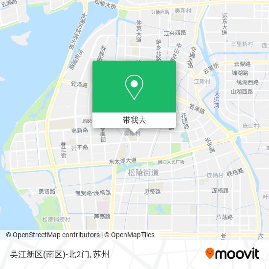吴江新区(南区)-北2门地图