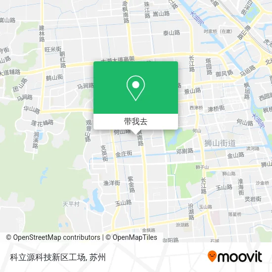 科立源科技新区工场地图