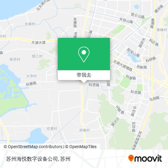 苏州海悦数字设备公司地图