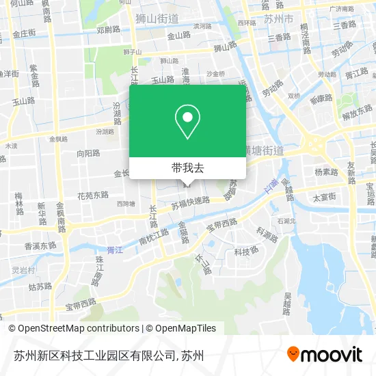 苏州新区科技工业园区有限公司地图