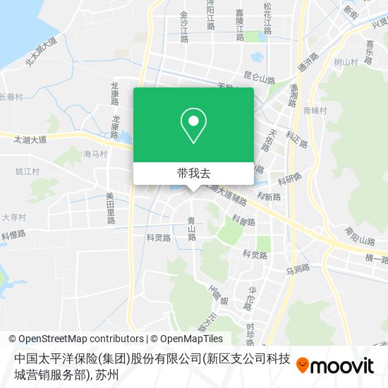 中国太平洋保险(集团)股份有限公司(新区支公司科技城营销服务部)地图