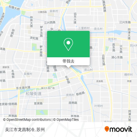吴江市龙昌制冷地图