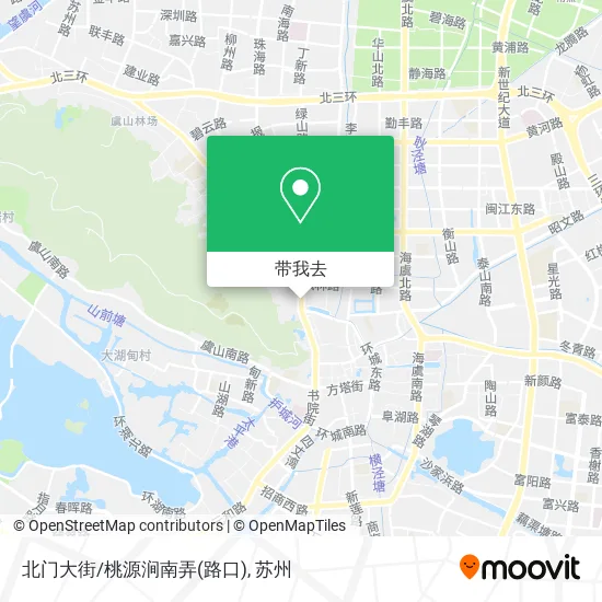 北门大街/桃源涧南弄(路口)地图