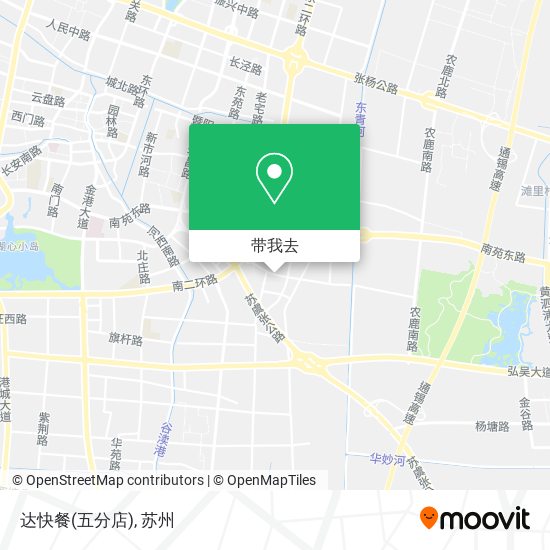 达快餐(五分店)地图