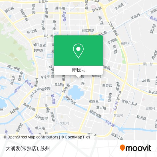 大润发(常熟店)地图