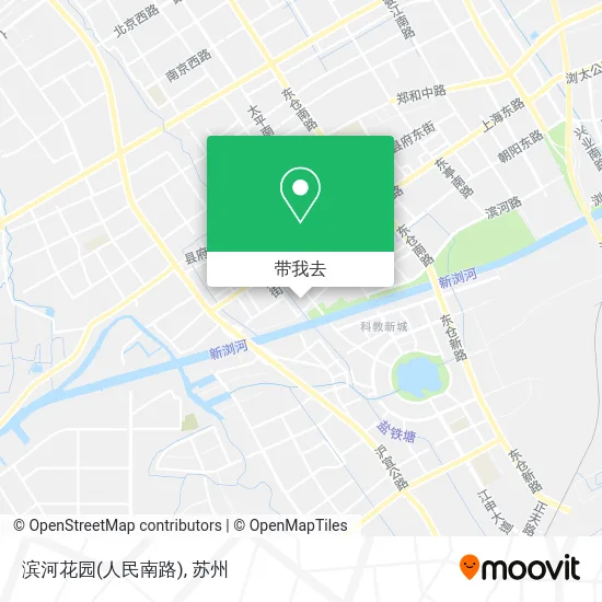 滨河花园(人民南路)地图