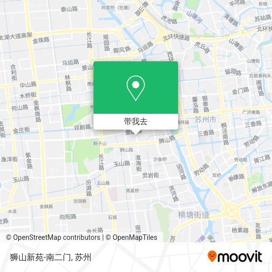 狮山新苑-南二门地图