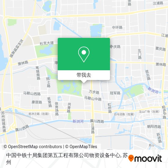 中国中铁十局集团第五工程有限公司物资设备中心地图