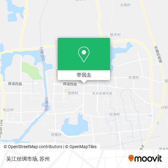 吴江丝绸市场地图