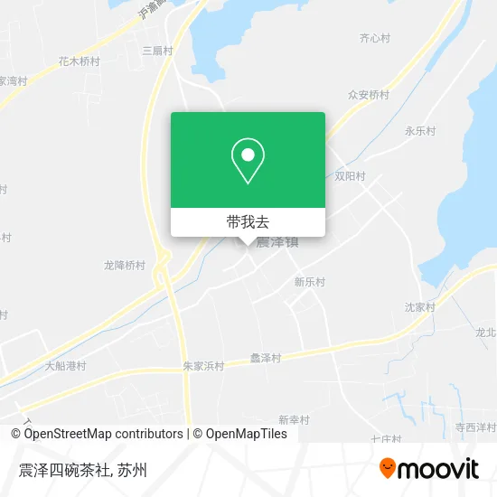 震泽四碗茶社地图