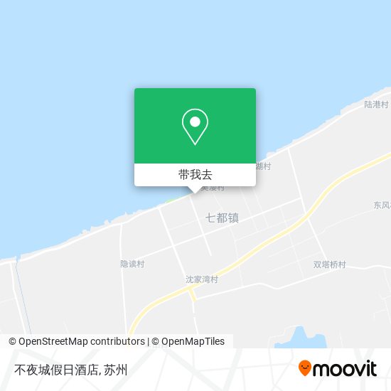 不夜城假日酒店地图