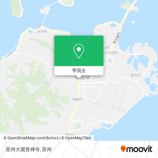 苏州大观音禅寺地图