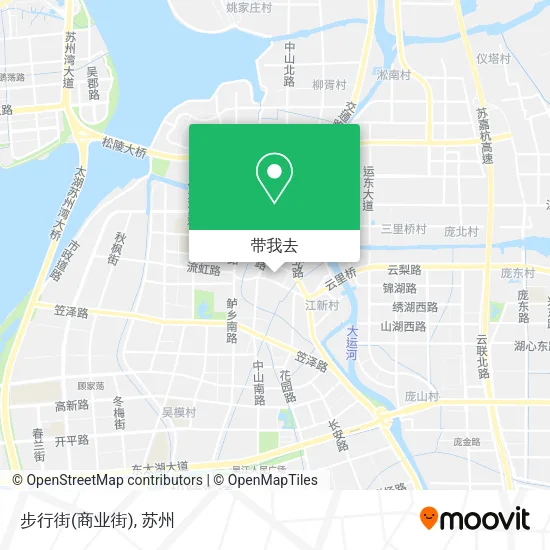 步行街(商业街)地图