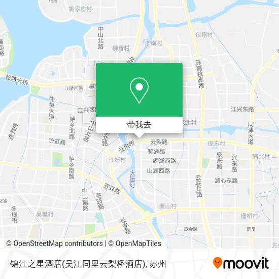 锦江之星酒店(吴江同里云梨桥酒店)地图