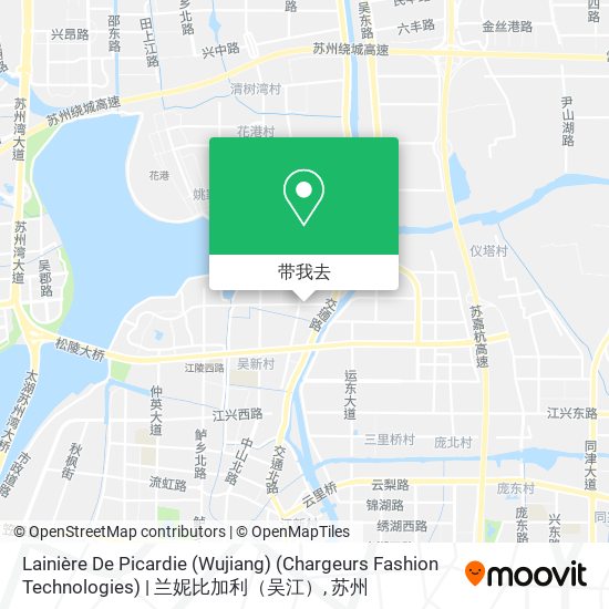 Lainière De Picardie (Wujiang) (Chargeurs Fashion Technologies) | 兰妮比加利（吴江）地图