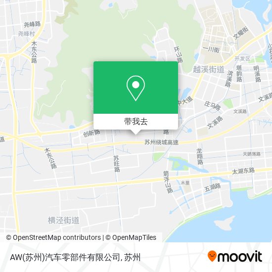 AW(苏州)汽车零部件有限公司地图