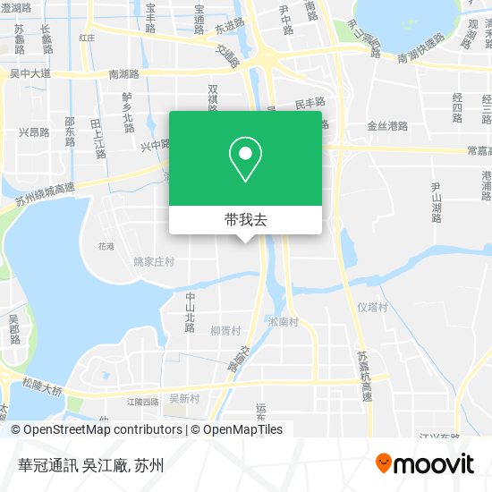 華冠通訊 吳江廠地图