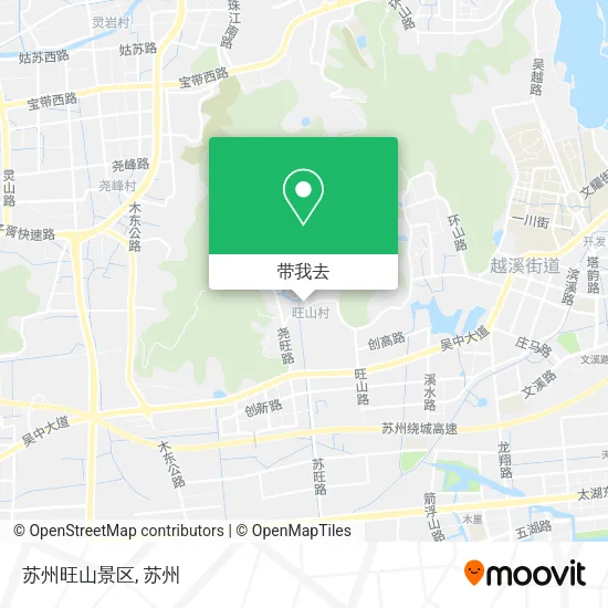 苏州旺山景区地图