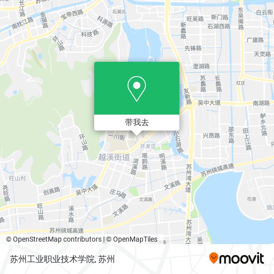 苏州工业职业技术学院地图