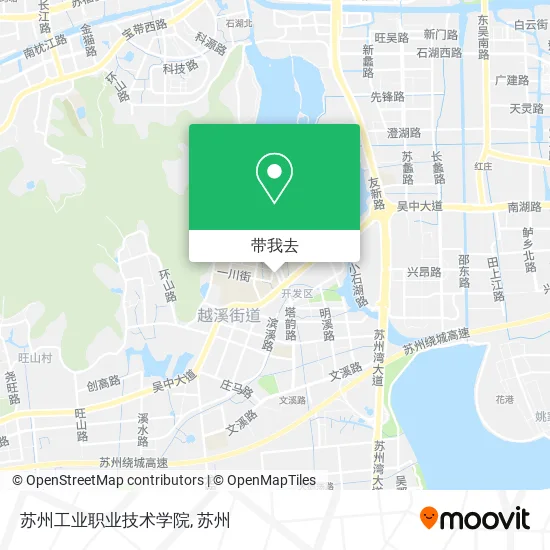 苏州工业职业技术学院地图