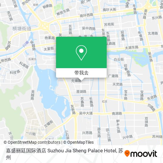 嘉盛丽廷国际酒店 Suzhou Jia Sheng Palace Hotel地图