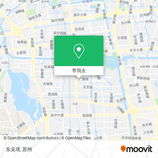 东吴塔地图