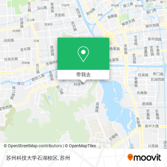 苏州科技大学石湖校区地图