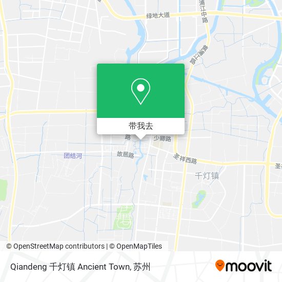 Qiandeng 千灯镇 Ancient Town地图