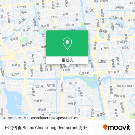 巴蜀传香 Bashu Chuanxiang Restaurant地图