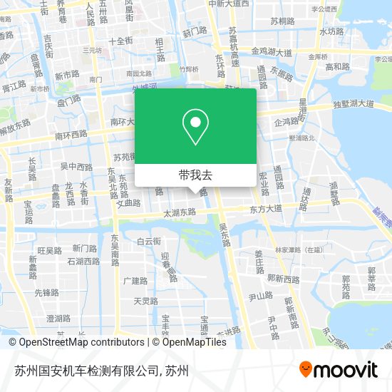 苏州国安机车检测有限公司地图