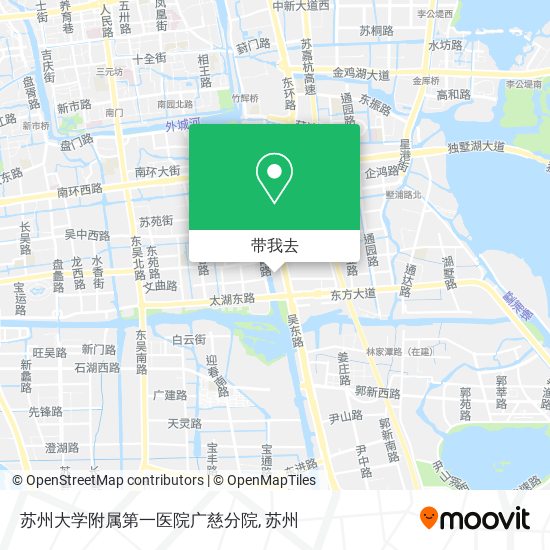 苏州大学附属第一医院广慈分院地图