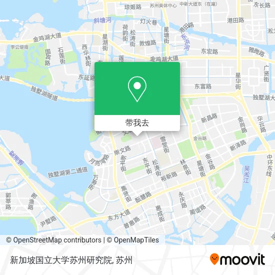 新加坡国立大学苏州研究院地图