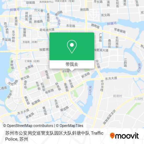 苏州市公安局交巡警支队园区大队斜塘中队 Traffic Police地图