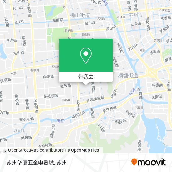苏州华厦五金电器城地图