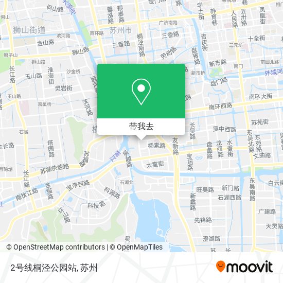 2号线桐泾公园站地图