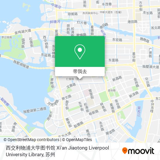 西交利物浦大学图书馆 Xi'an Jiaotong Liverpool University Library地图
