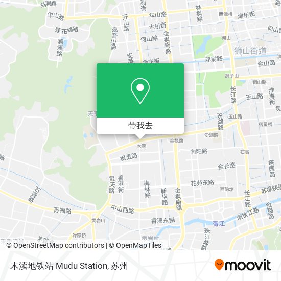 木渎地铁站  Mudu Station地图