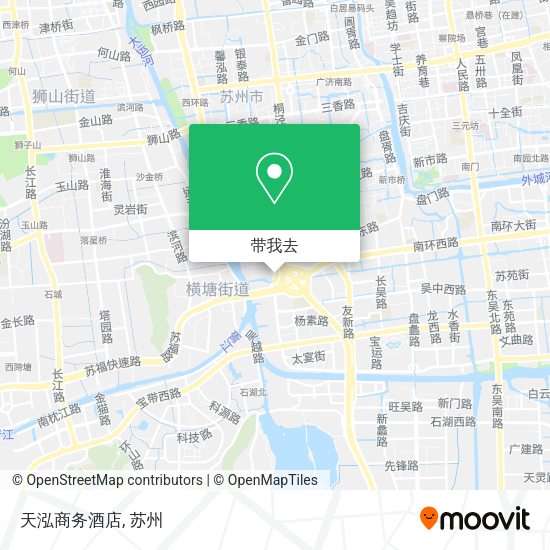 天泓商务酒店地图