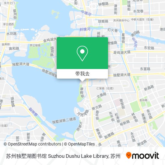 苏州独墅湖图书馆 Suzhou Dushu Lake Library地图