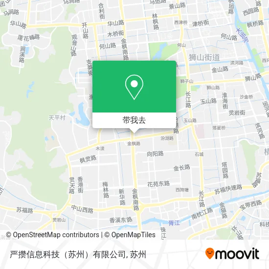 严攒信息科技（苏州）有限公司地图