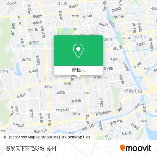 灏景天下羽毛球馆地图