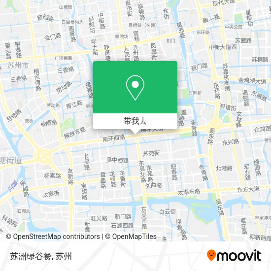 苏洲绿谷餐地图